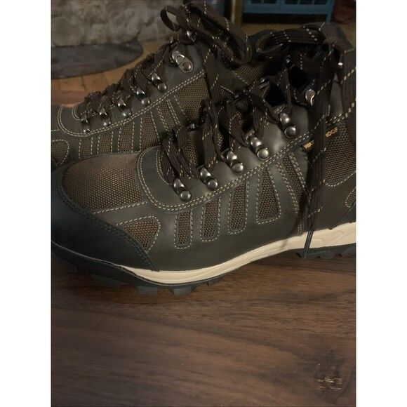 Lincoln Outfitters Mens Leather Boots Size 11.5‎ Waterproof - Picture 1 of 6
